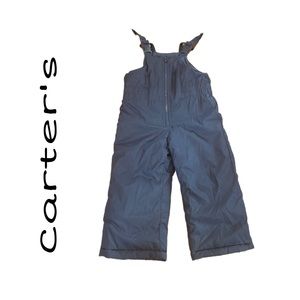 Carters Just  One You Kids SNOW Bib Overalls Boys Girls Blue Navy  Size 3T